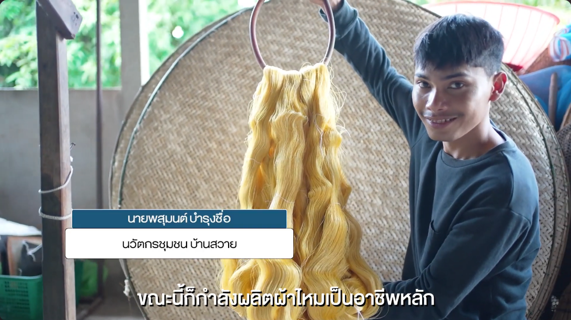 โครงการการออกแบบและพัฒนาผลิตภัณฑ์ไหม